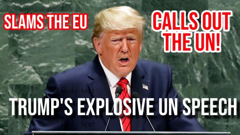 MUST WATCH: Trump CALLS OUT the UN to their FACE 'You're a Hoax!'