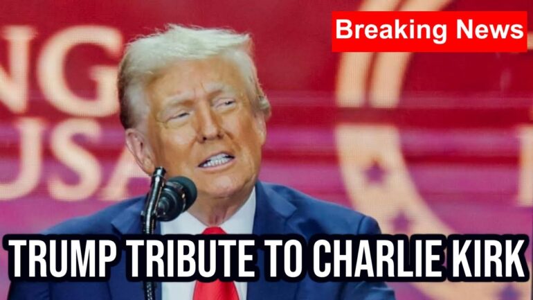 MUST WATCH: Trump’s Emotional Tribute to Charlie Kirk Moves the Nation!