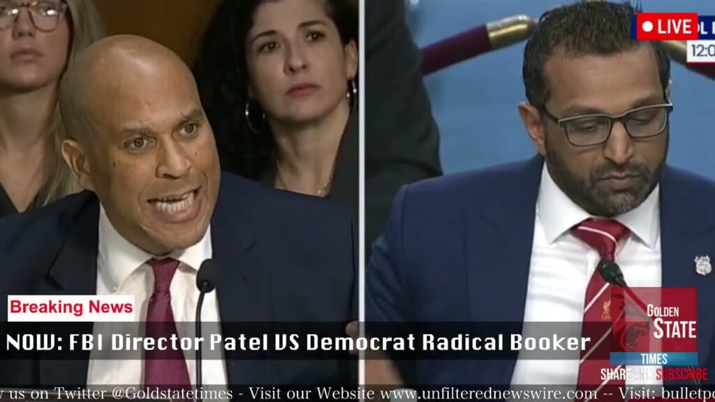 Radical Dem Cory Booker UNHINGED Clash with Kash Patel After Being EXPOSED for LIES!