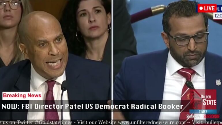 Radical Dem Cory Booker UNHINGED Clash with Kash Patel After Being EXPOSED for LIES!