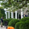Politics: trump hosting tech ceos in rose garden