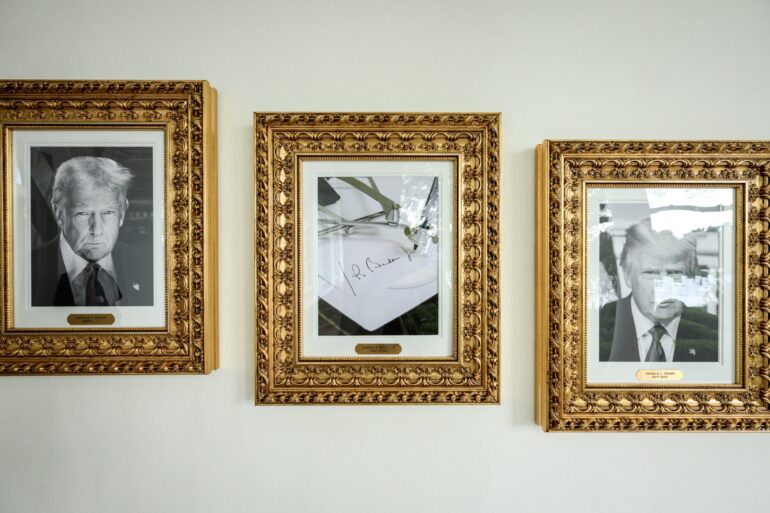 Politics: trump showed democrat leaders biden’s autopen portrait – posts