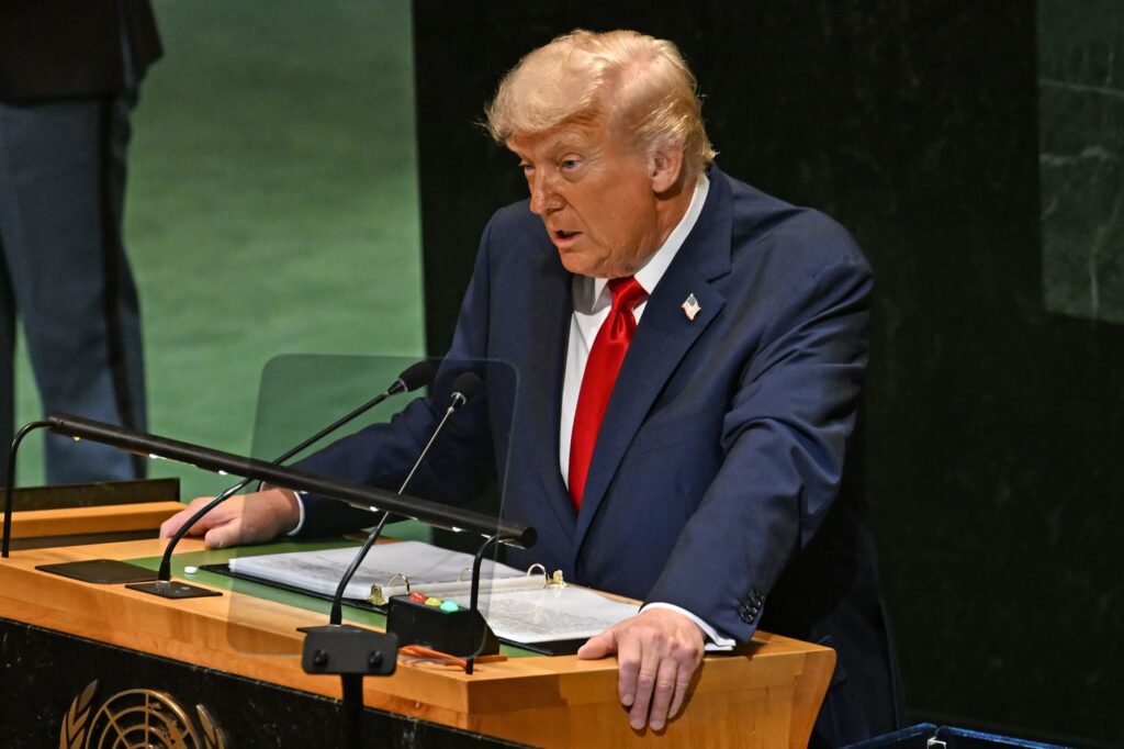 Politics: trump’s fiery un address: letters