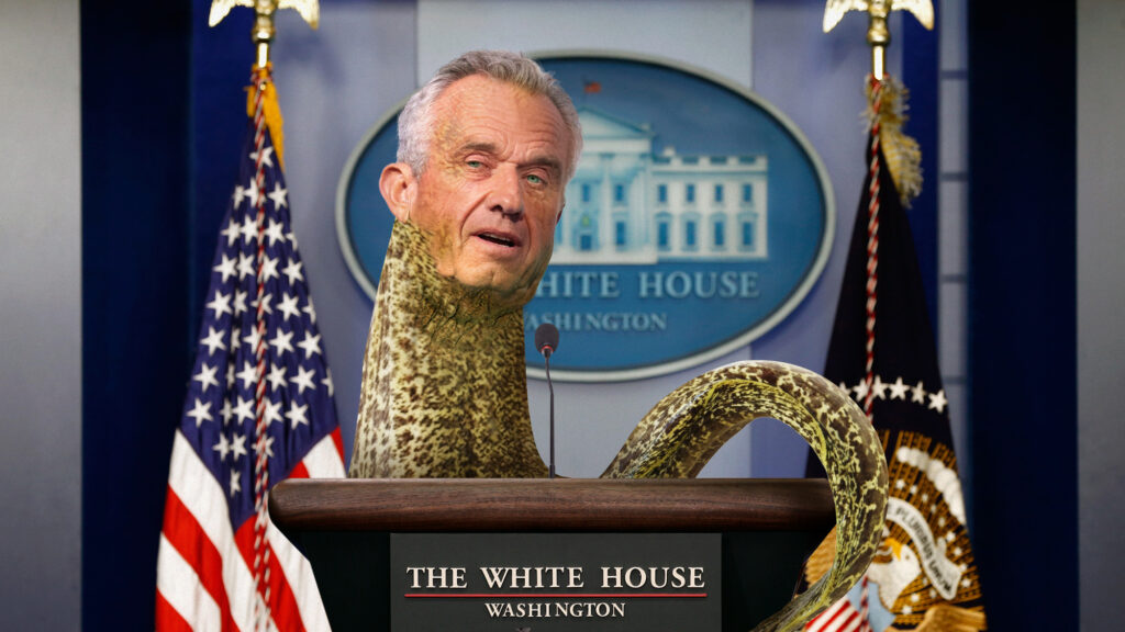 Satire news: limbless, slippery rfk jr.: ‘becoming an eel is