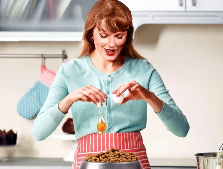 Satire news: taylor swift spoils travis kelce for anniversary by