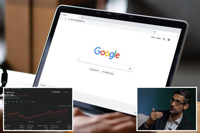 Science & tech: alphabet shares soar 8% after google gets
