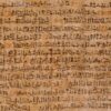 Section of the Ipuwer Papyrus .