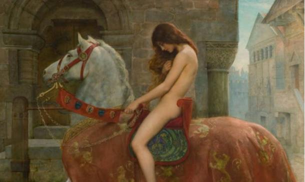 Artist John Collier’s 1897 oil painting of Lady Godiva