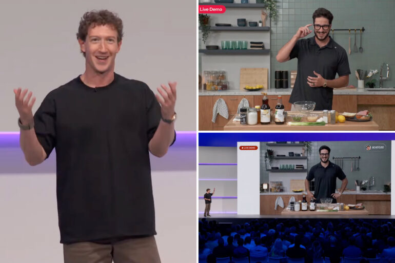 Science & tech: mark zuckerberg has wi fi glitch during demo