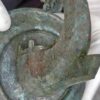 The restored bronze Roman ship's prow discovered at Salzburg's Neue Residenz.