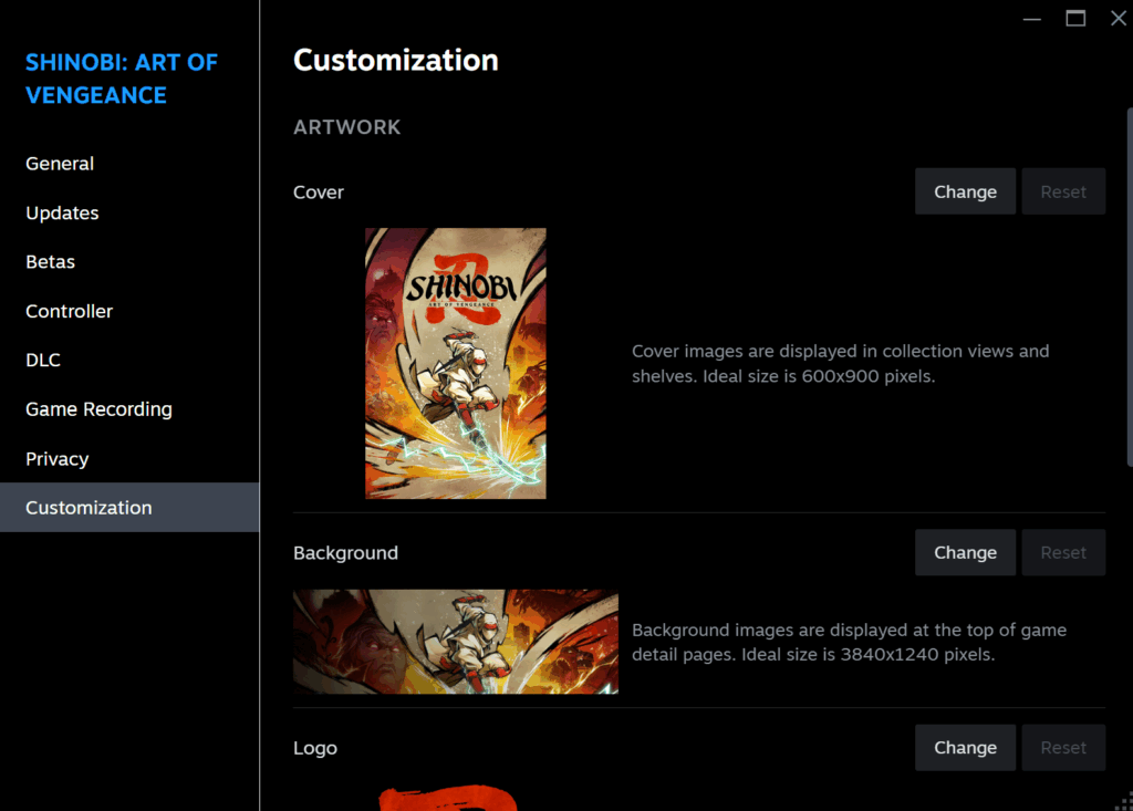 Screenshot of Steam's new UI update