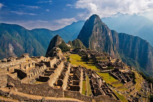 The Machu Picchu site, Peru.