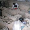 The team excavating an ancient hunter-gatherer cemetery in Guangxi, southern China