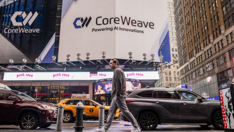 Stock market: coreweave shares jump after it starts vc fund
