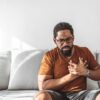 Chest pain in the month before a heart attack is common.