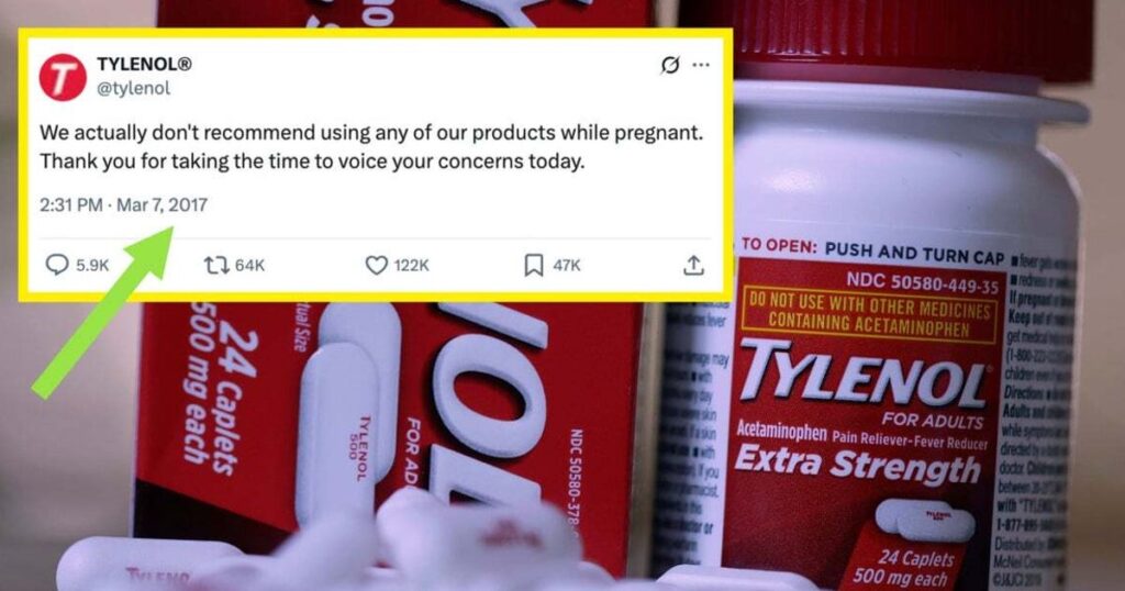 Travel & lifestyle: tylenol addresses viral tweet about use by