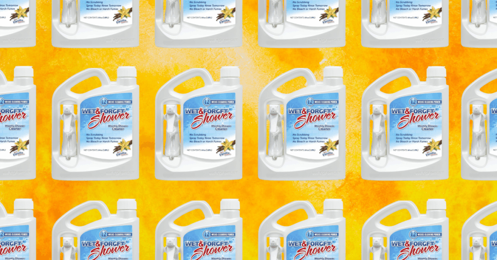 Travel & lifestyle: wet & forget makes cleaning your bathroom