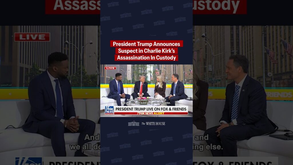 BREAKING: The suspect in Charlie Kirk's assassination is in custody