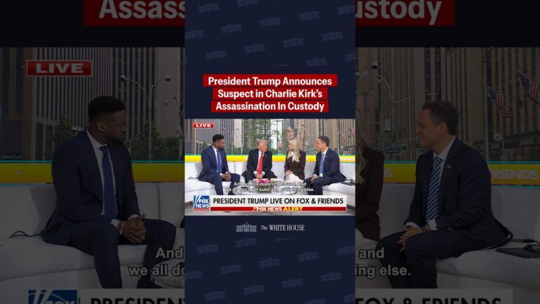 BREAKING: The suspect in Charlie Kirk's assassination is in custody