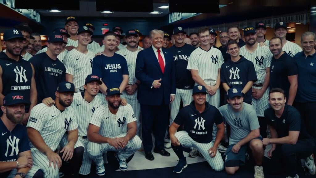 President Trump Attends 9/11 Yankees Game