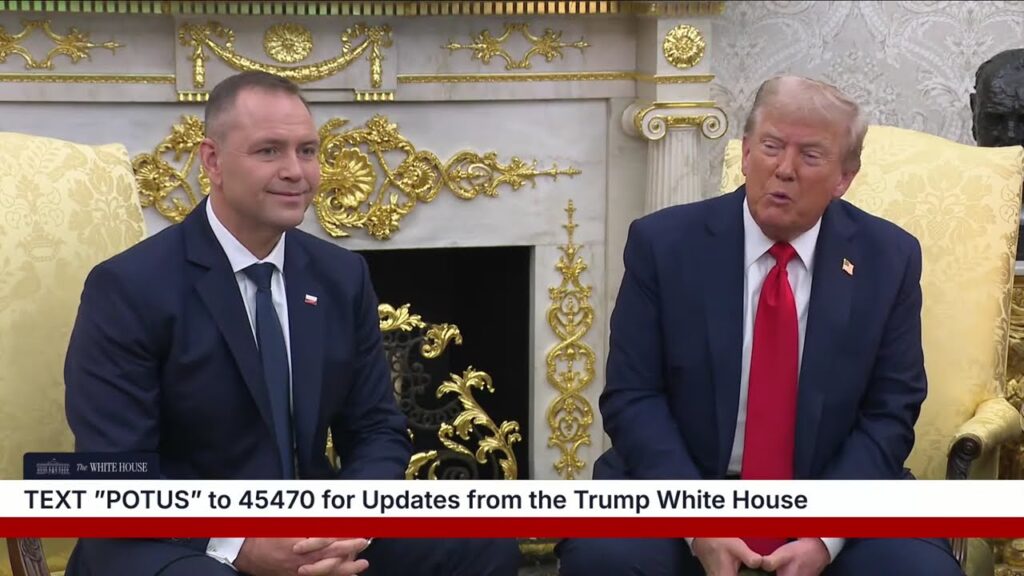 President Trump Participates in a Bilateral Meeting with the President of the Republic of Poland