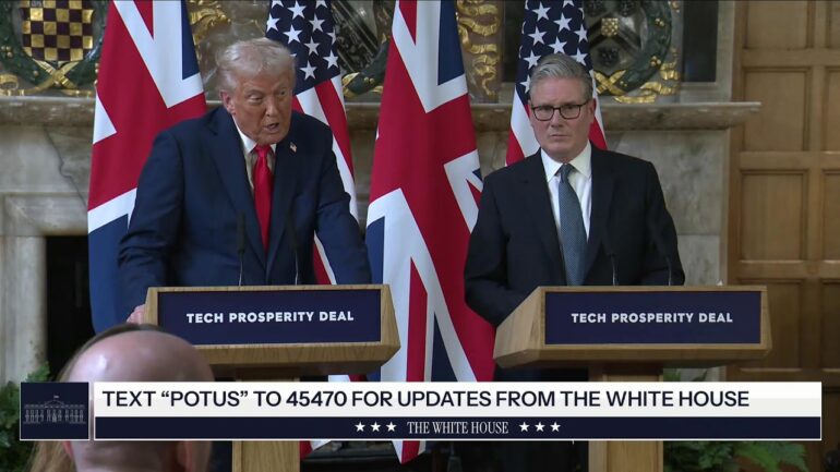 President Trump Participates in a Press Conference with Prime Minister Keir Starmer