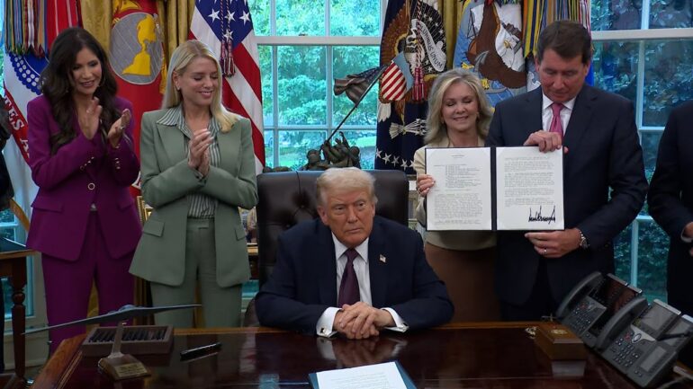 President Trump Signs a Presidential Memorandum, Sep. 15, 2025