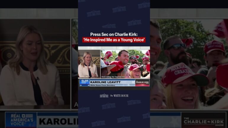 Press Secretary Karoline Leavitt on Charlie Kirk: 'He inspired me as a young voice'