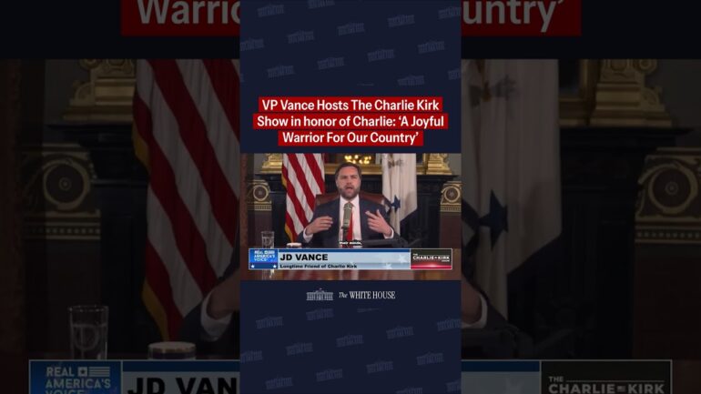 VP Vance Hosts The Charlie Kirk Show