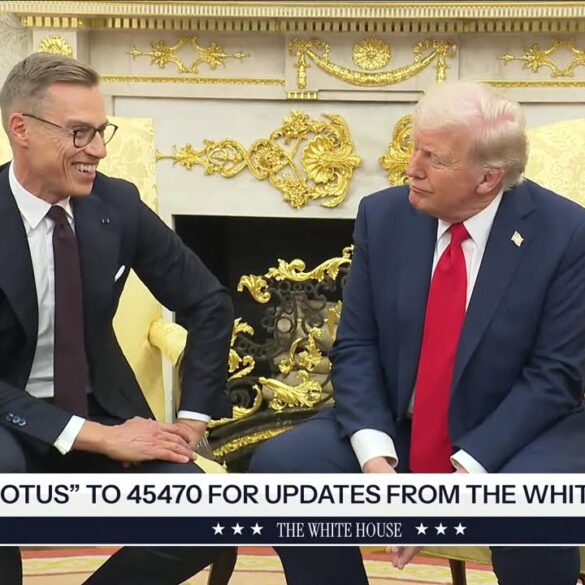 President Trump Participates in a Bilateral Meeting with the President of the Republic of Finland