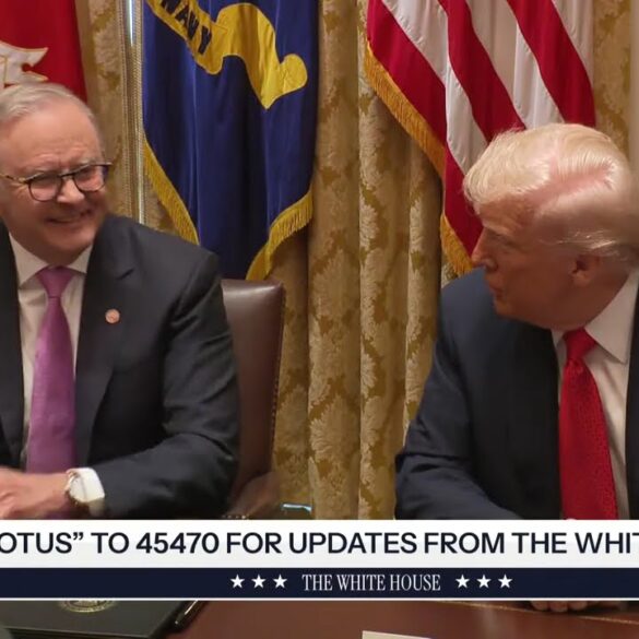 President Trump Participates in a Bilateral Lunch with the Prime Minister of Australia