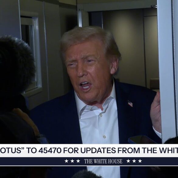 President Trump Gaggles with Press on Air Force One, Oct. 24, 2025