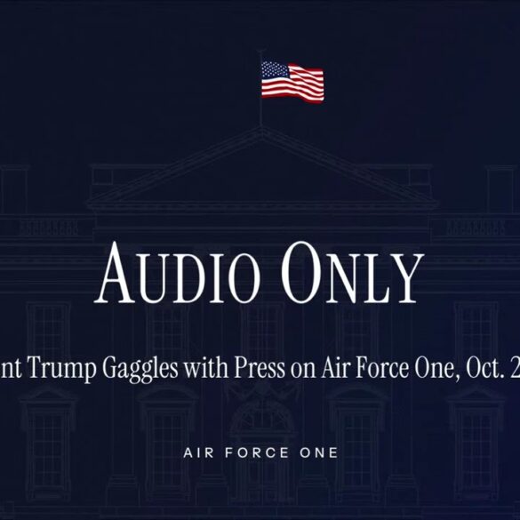 President Trump Gaggles with Press on Air Force One, Oct. 27, 2025