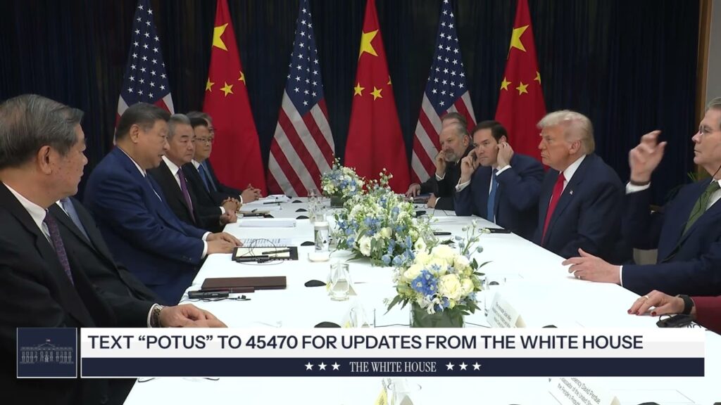 President Trump Participates in a Bilateral Meeting with President Xi