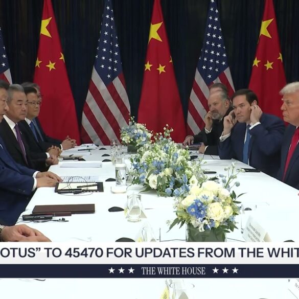 President Trump Participates in a Bilateral Meeting with President Xi