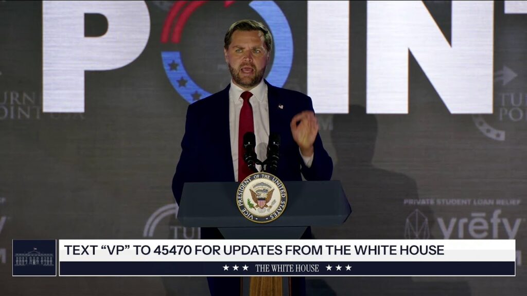 Vice President JD Vance Delivers Remarks at a Turning Point USA Tour Event