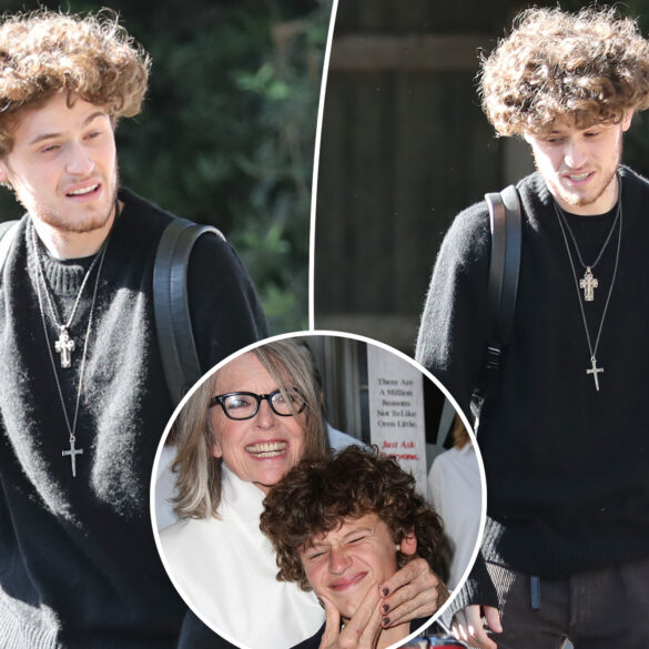 Gossip & rumors: diane keaton's son duke seen outside her