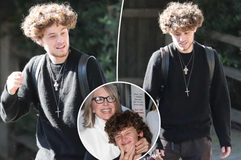 Gossip & rumors: diane keaton's son duke seen outside her