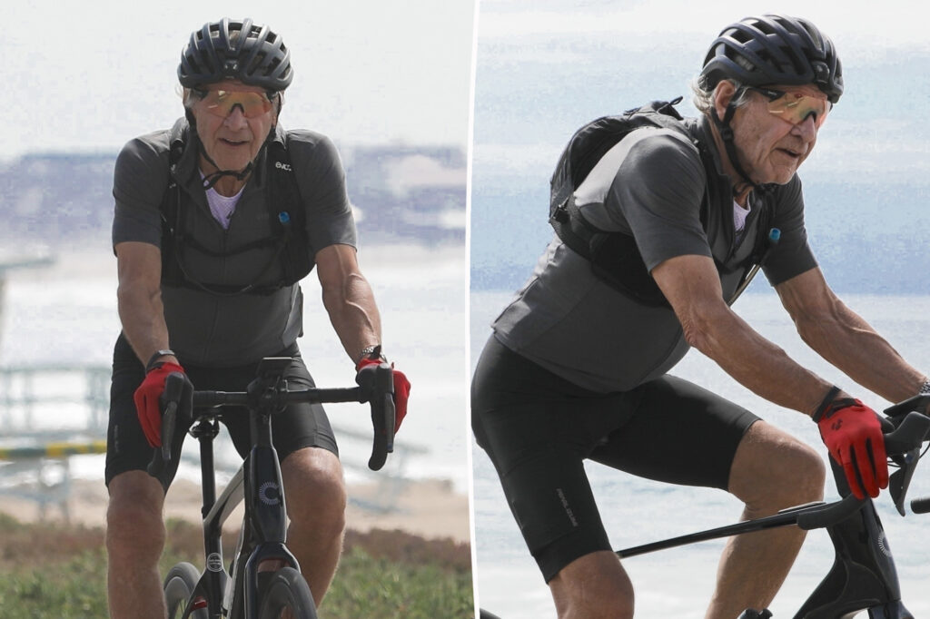 Gossip & rumors: harrison ford, 83, rides bike along la's