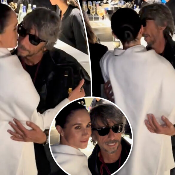 Gossip & rumors: meghan markle almost kisses balenciaga director at