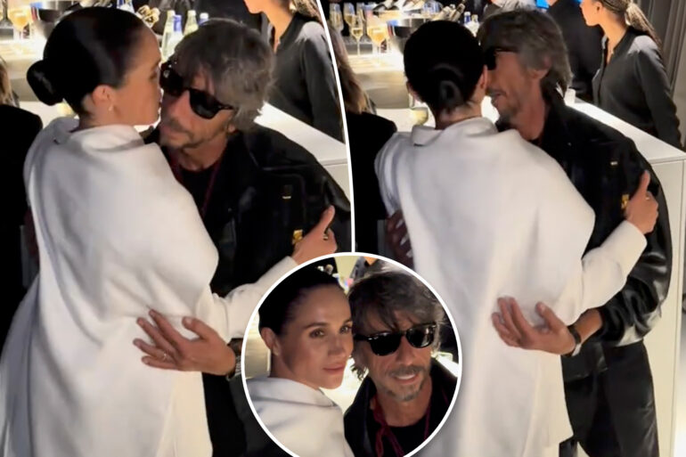 Gossip & rumors: meghan markle almost kisses balenciaga director at