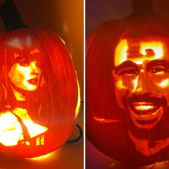 Gossip & rumors: pumpkin carver goes viral for taylor swift