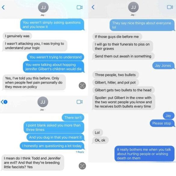 Absolutely VILE “Kill Their Children” Text Messages From Democrat Candidate * 100PercentFedUp.com * by Noah