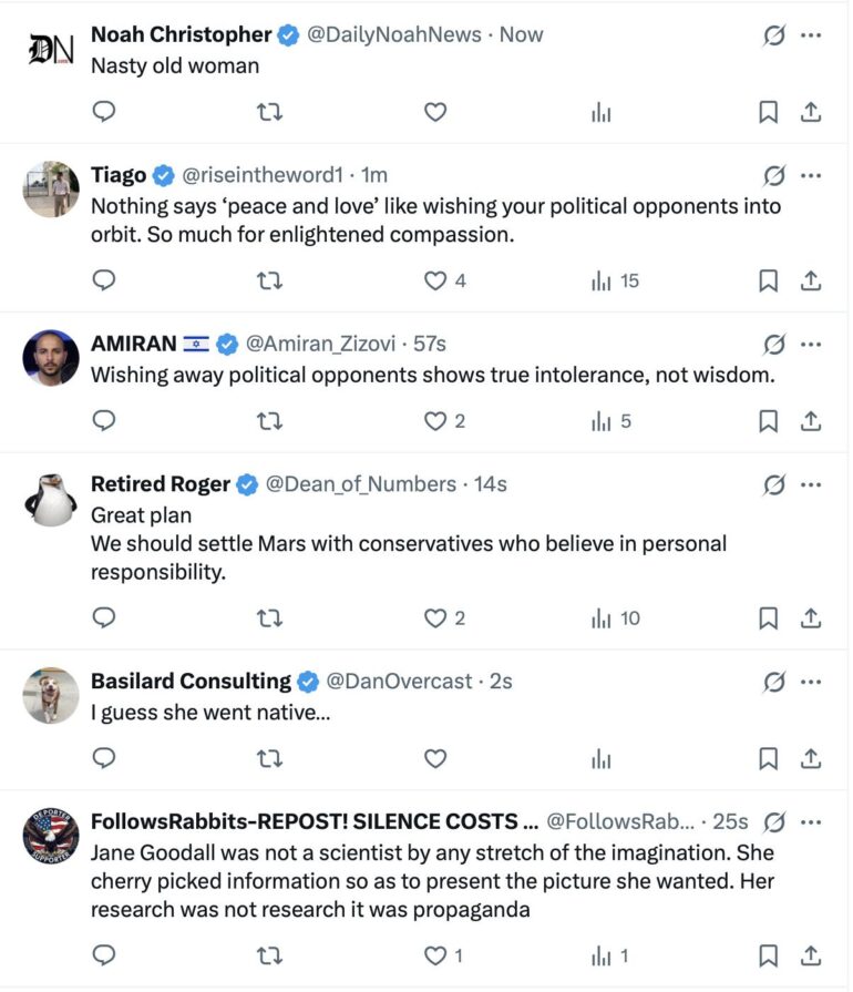 JANE GOODALL WAS A NASTY OLD WOMAN * 100PercentFedUp.com * by Noah