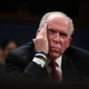 WASHINGTON, DC - MAY 23: Former Director of the U.S. Central Intelligence Agency (CIA) John Brennan testifies before the House Permanent Select Committee on Intelligence on Capitol Hill, May 23, 2017 in Washington, DC. Brennan is discussing the extent of Russia's meddling in the 2016 U.S. presidential election and possible ties to the campaign of President Donald Trump. (Photo by Alex Wong/Getty Images)