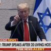 President Trump Brings The House Down When He Asks For Pardon For Netanyahu * 100PercentFedUp.com * by Noah
