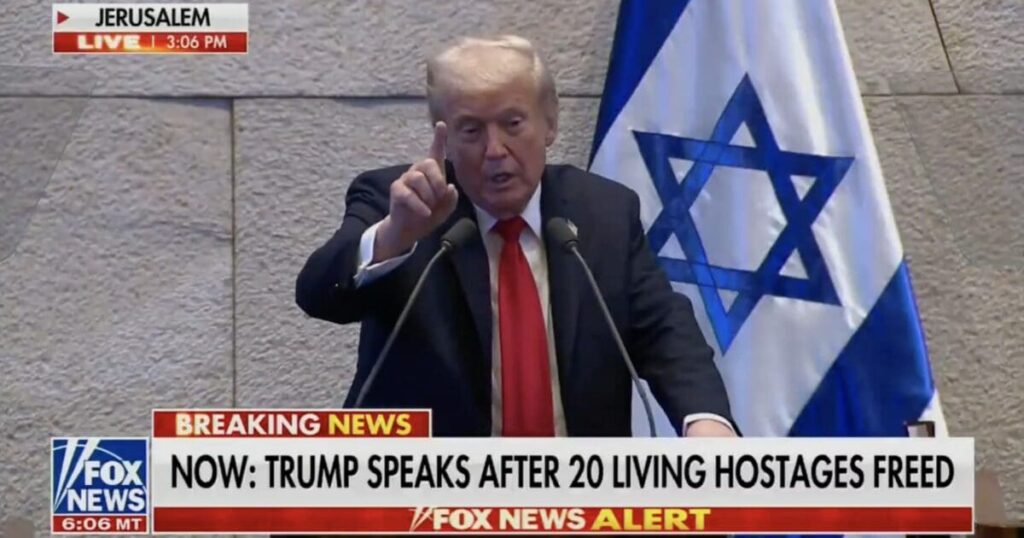 President Trump Brings The House Down When He Asks For Pardon For Netanyahu * 100PercentFedUp.com * by Noah