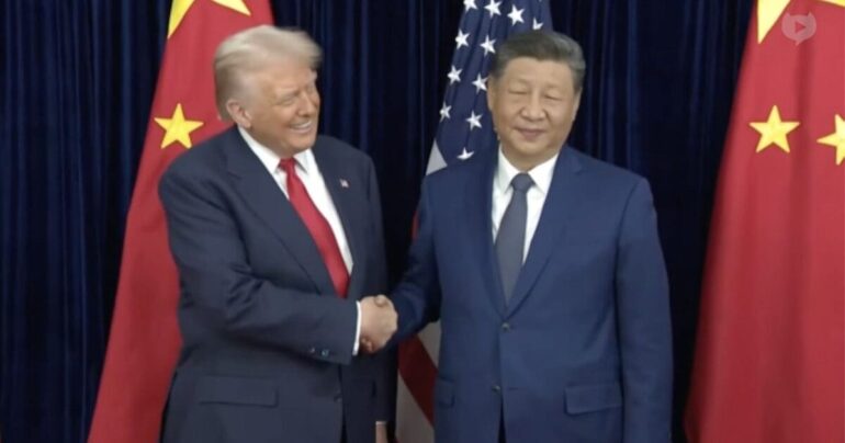 President Trump Meets President Xi — VERY ICY RECEPTION! * 100PercentFedUp.com * by Noah