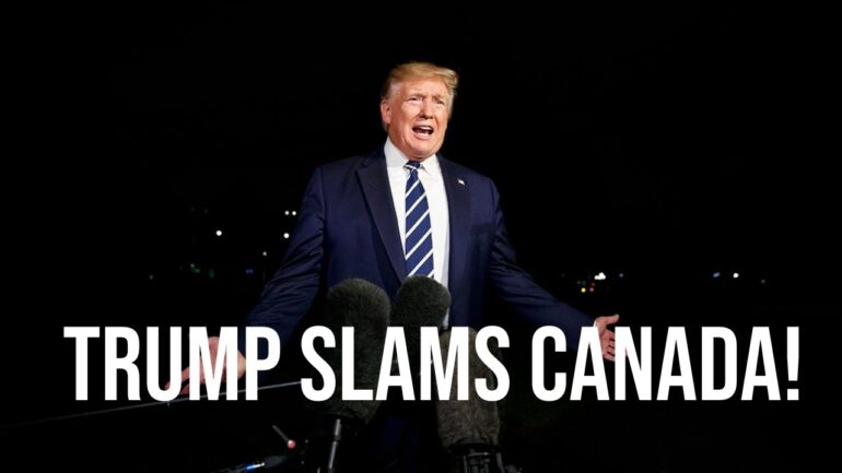#BREAKING: President Trump goes NUCLEAR on Canada as he Departs on Asia Trip!