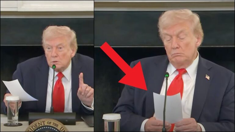 BREAKING: Trump Handed UNEXPECTED Note, Abruptly Ends ANTIFA Speech!